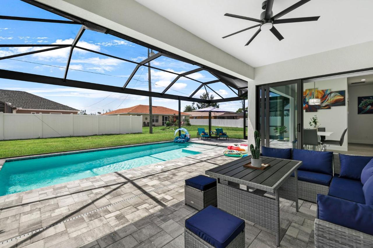 Perfect Oasis Retreat ! 2023 Luxury Built Home, Heated Pool And Games Cape Coral Luaran gambar